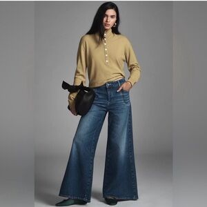 Anthropologie Pilcro Flare Jeans in Classic Blue